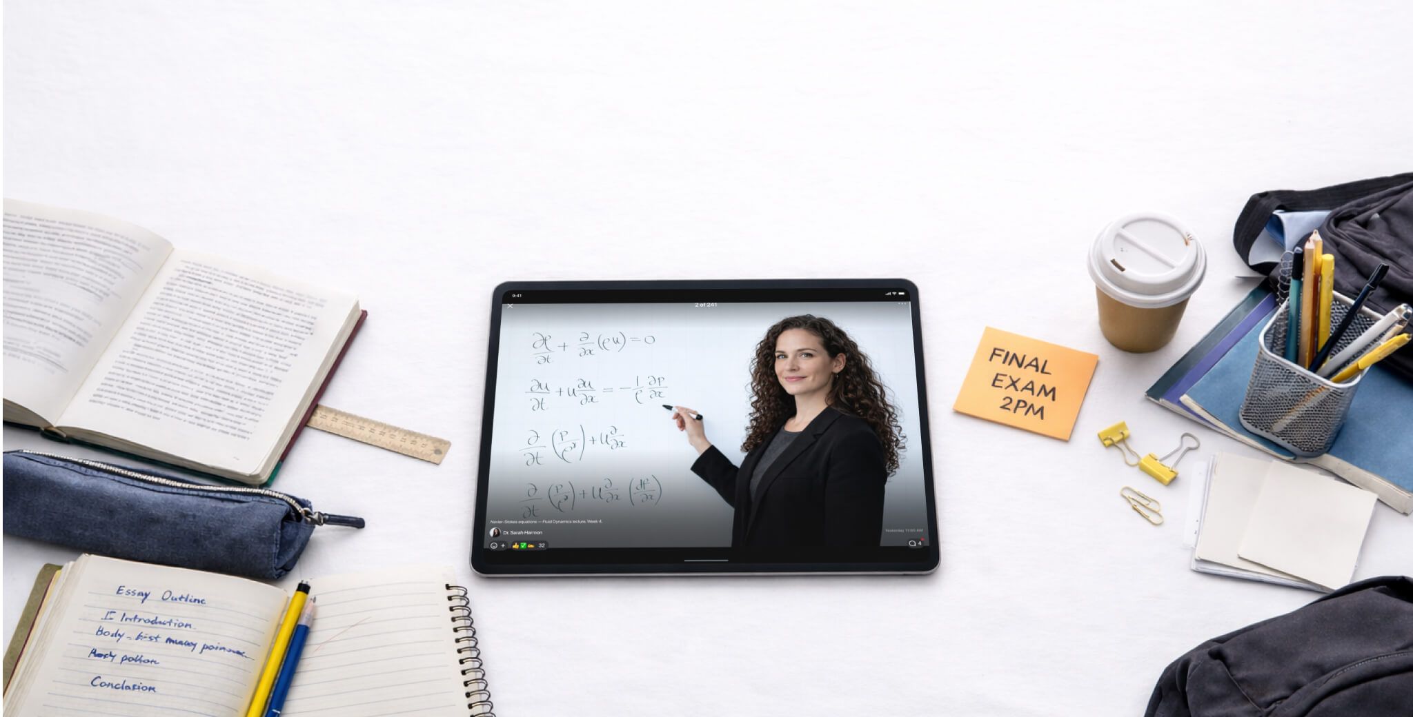 PhotoCircle app interface displayed on a smartphone and a tablet showing school event photos.